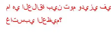 ما هي العلاقة بين توم وديزي في غاتسبي العظيم؟